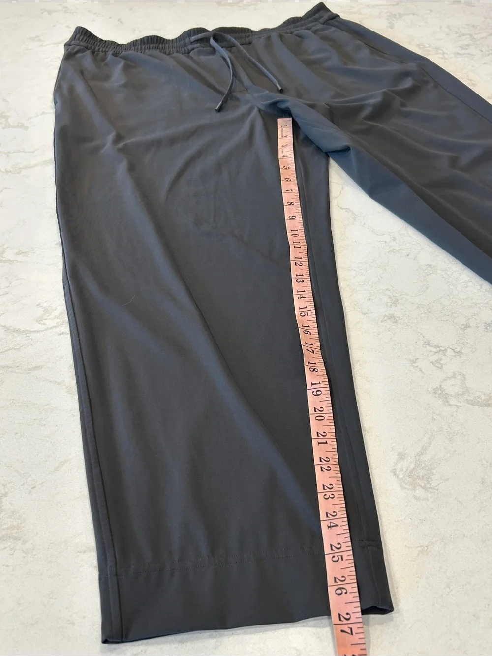 Lululemon Tapered-Leg Mid-Rise Pant Luxtreme Black Women’s Size X-Large‎